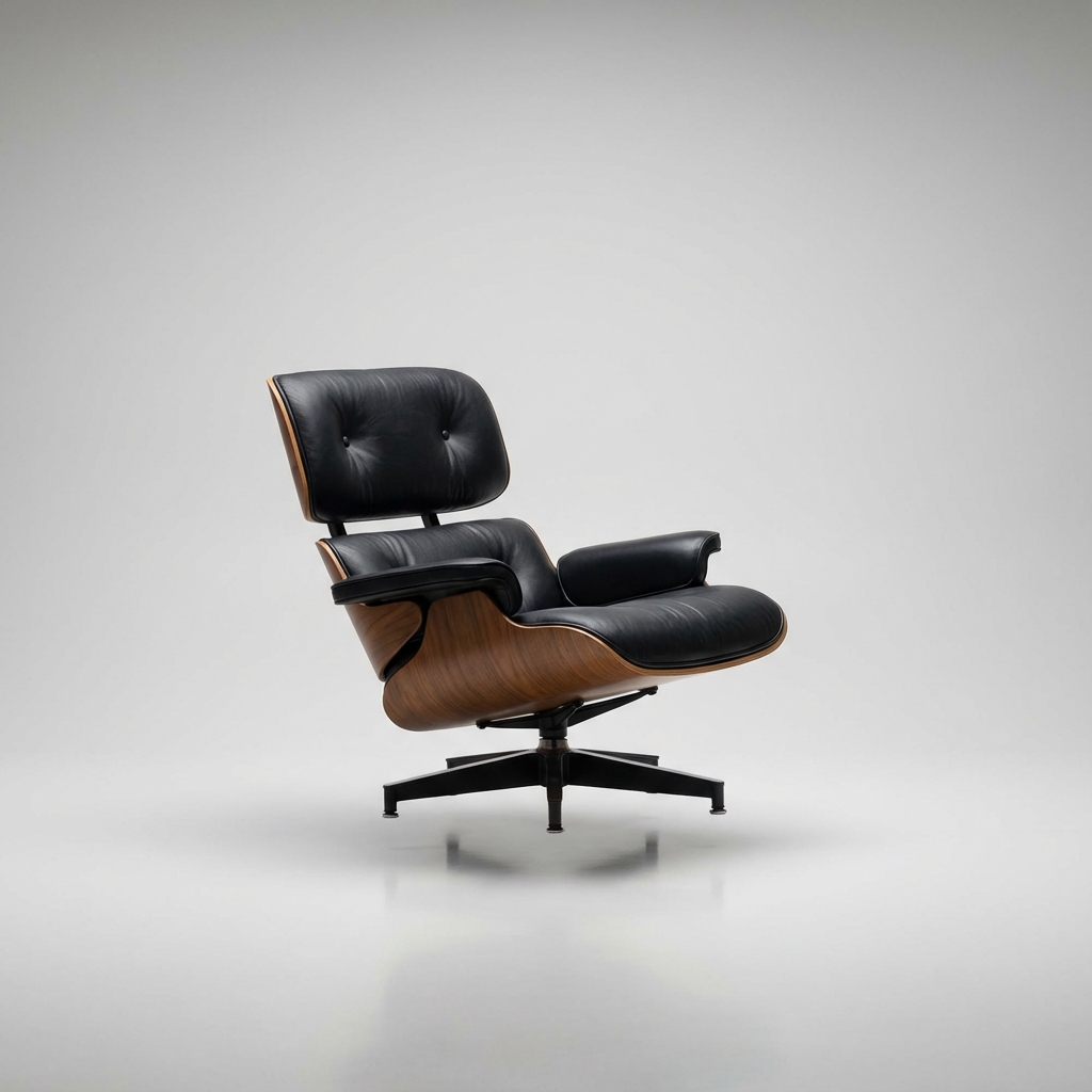 Iconic Walnut Lounge Chair